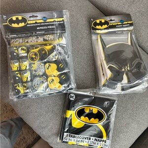 DC Batman Black and Yellow Table Cover